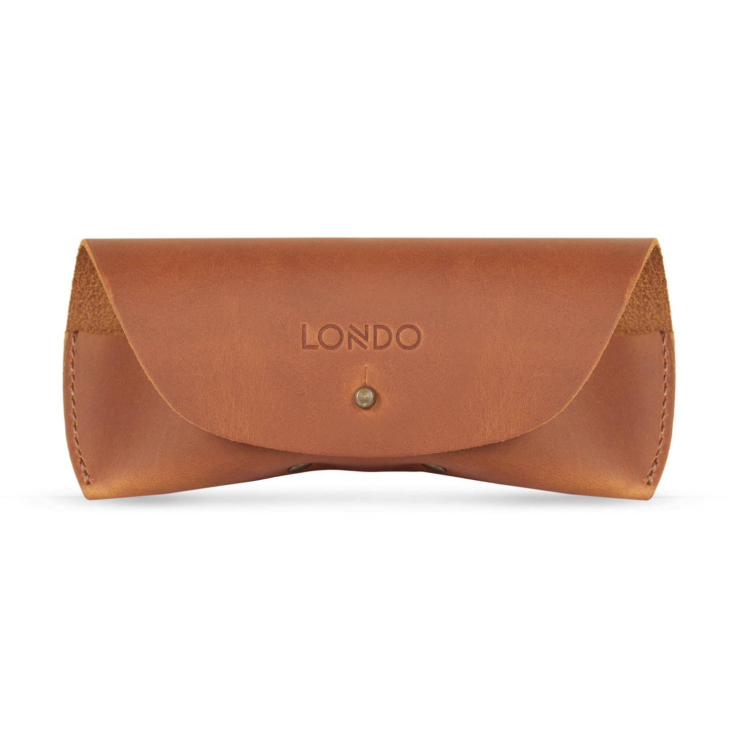 Glasses Case Top Grain Leather, Hand Crafted Eyeglasses Case, Glasses Cover with Magnetic Clasp, Magnetic Button Eyeglasses Bag
