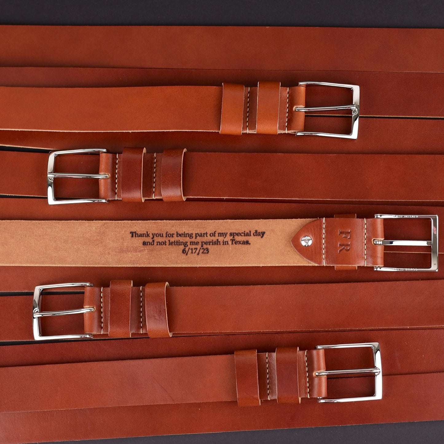 Anniversary Gift Belt for Husband, Personalized Leather Belt with Name, Custom Engraved Men’s Belt, Handmade Gift Idea