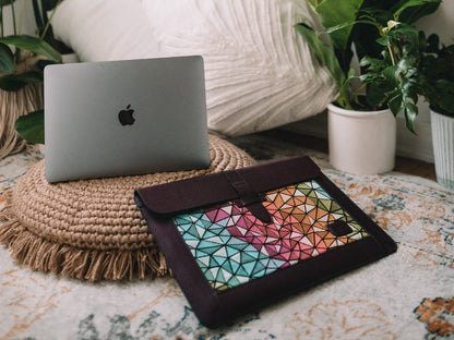 Personalized Leather Sleeve Bag for MacBook Pro and Air - 16'', 14'', 13'', 13.3'' & 15'' MacBook Air Case,