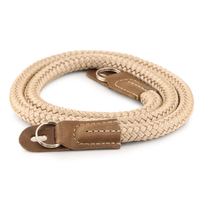 Wrist and Neck Strap for SLR, DSLR Cameras - Small / Medium / Large - Camel / Khaki Green / Mink / Cinnamon / Red