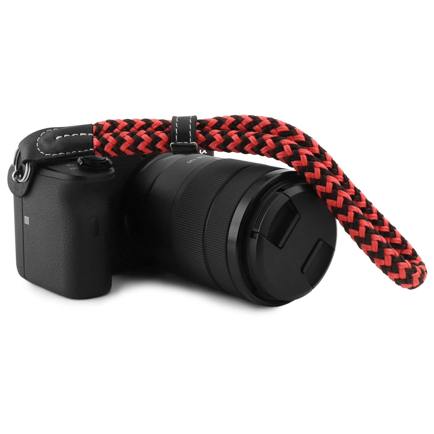 Camera Strap - Cotton Wrist & Neck Strap for DSLR SLR - Adjustable, Camel, Green, Red, Photo Gift