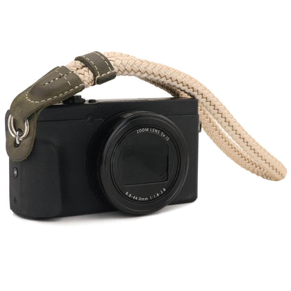 Camera Strap - Cotton Wrist & Neck Strap for DSLR SLR - Adjustable, Camel, Green, Red, Photo Gift