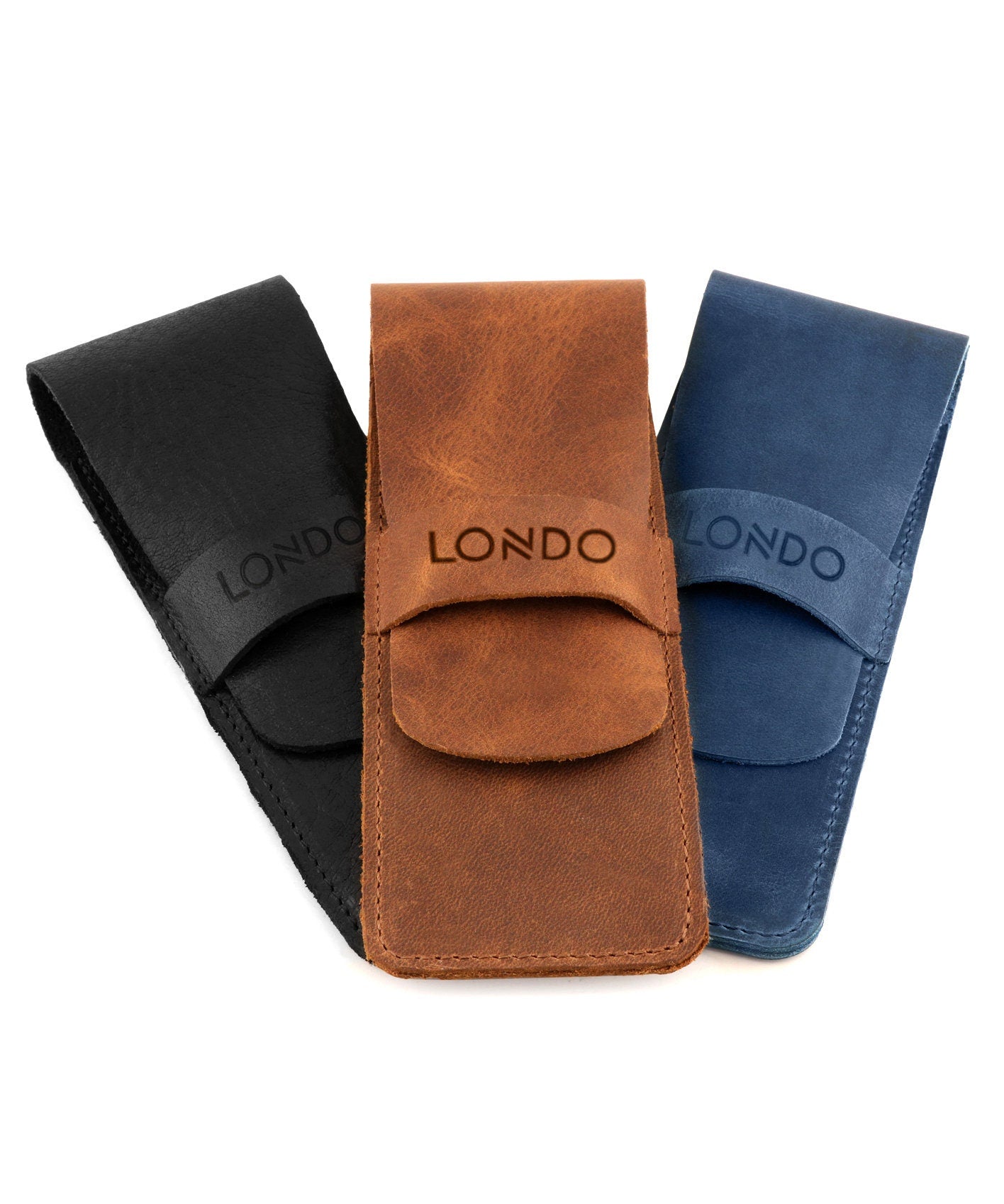 Personalized Pencil Case Top Grain Leather, Hand Crafted Pencil Pouch, Custom High Quality Pen Case, Pen and Pencil Case with Tuck in Flap