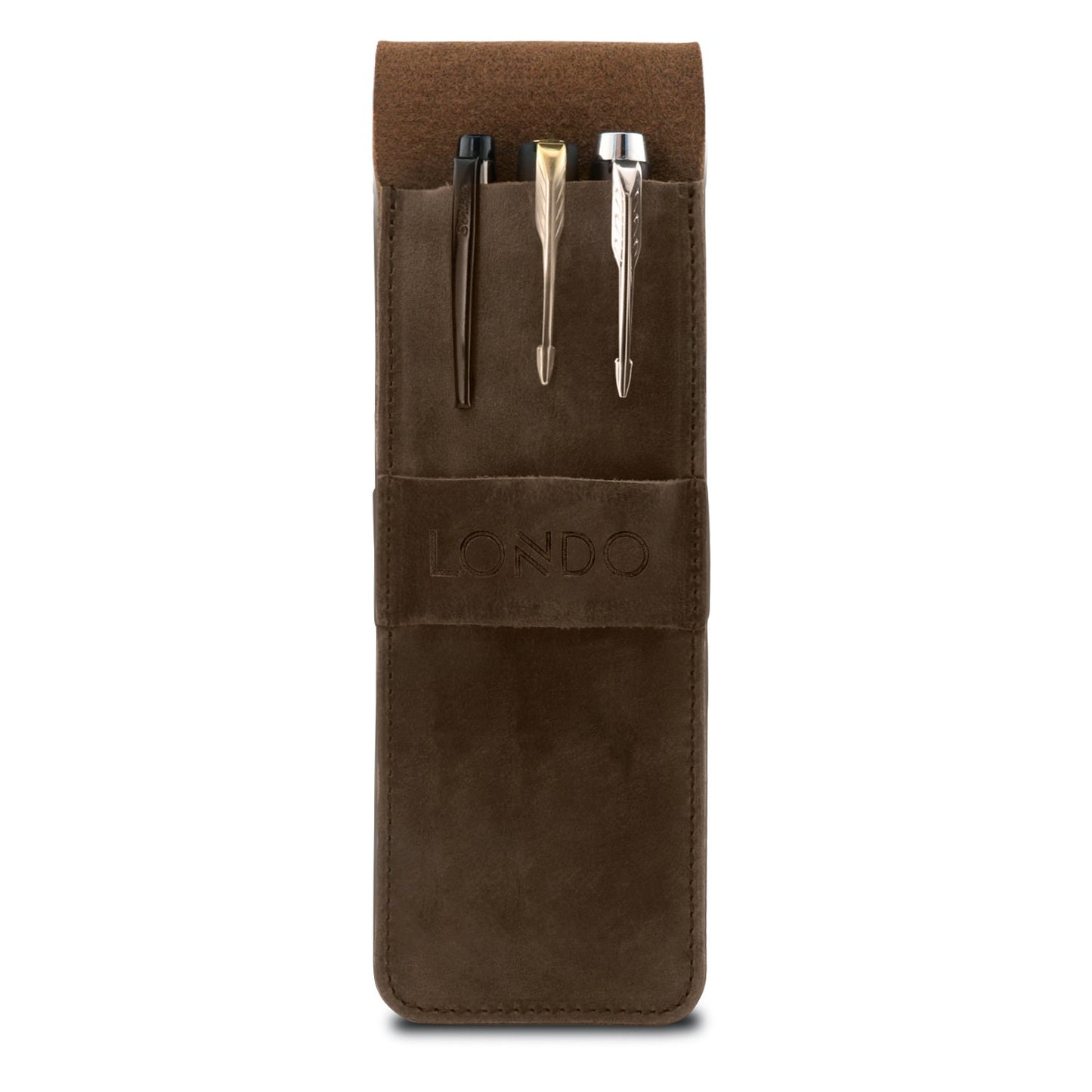 Personalized Pencil Case Top Grain Leather, Hand Crafted Pencil Pouch, Custom High Quality Pen Case, Pen and Pencil Case with Tuck in Flap