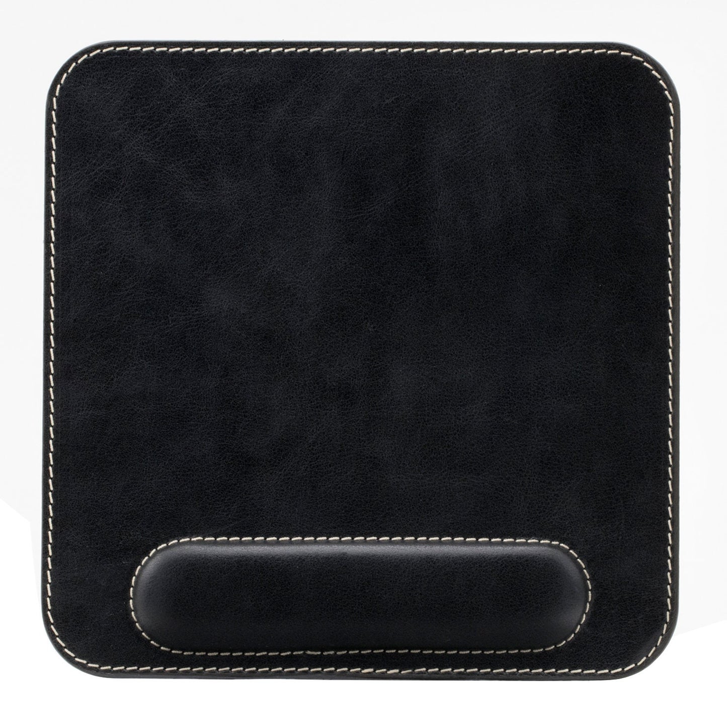 Personalized Leather Mouse Pad with Wrist Rest - Ergonomic Office Decor, Custom Gamer Gift, Desk Accessories for Men