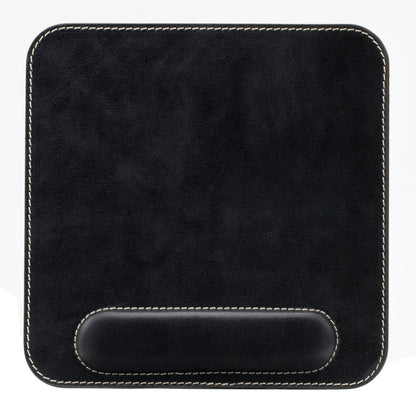 Personalized Leather Mouse Pad with Wrist Rest - Ergonomic Office Decor, Custom Gamer Gift, Desk Accessories for Men