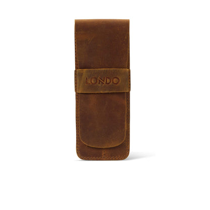 Leather Pencil Case Personalized | Handcrafted Pen Pouch | Custom Artist Gift for Men