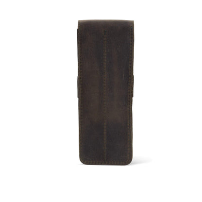 Leather Pencil Case Personalized | Handcrafted Pen Pouch | Custom Artist Gift for Men