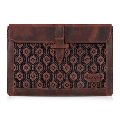 Leather MacBook Sleeve: Personalized Case for Pro & Air 13 14 15 16 inch - Custom Laptop Bag - Gift for Him/Her