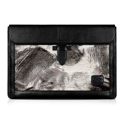 Leather MacBook Sleeve - Personalized 13/14/16 inch Pro/Air Case - Custom Engraved Laptop Bag - Minimalist Work Gift
