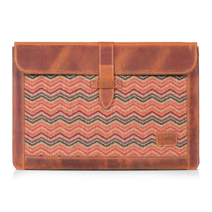 Leather MacBook Sleeve - Personalized 13/14/16 inch Pro/Air Case - Custom Engraved Laptop Bag - Minimalist Work Gift