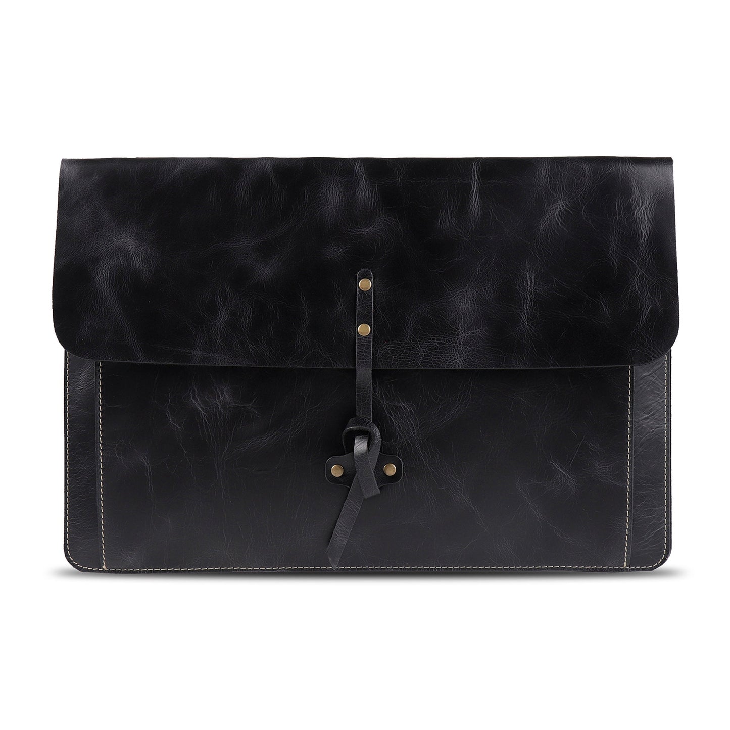 Leather MacBook Pro Bag 16 14 13 inch, iPad Case, Top Grain, Flap Closure, Vintage Laptop Messenger Bag, Personalized Option