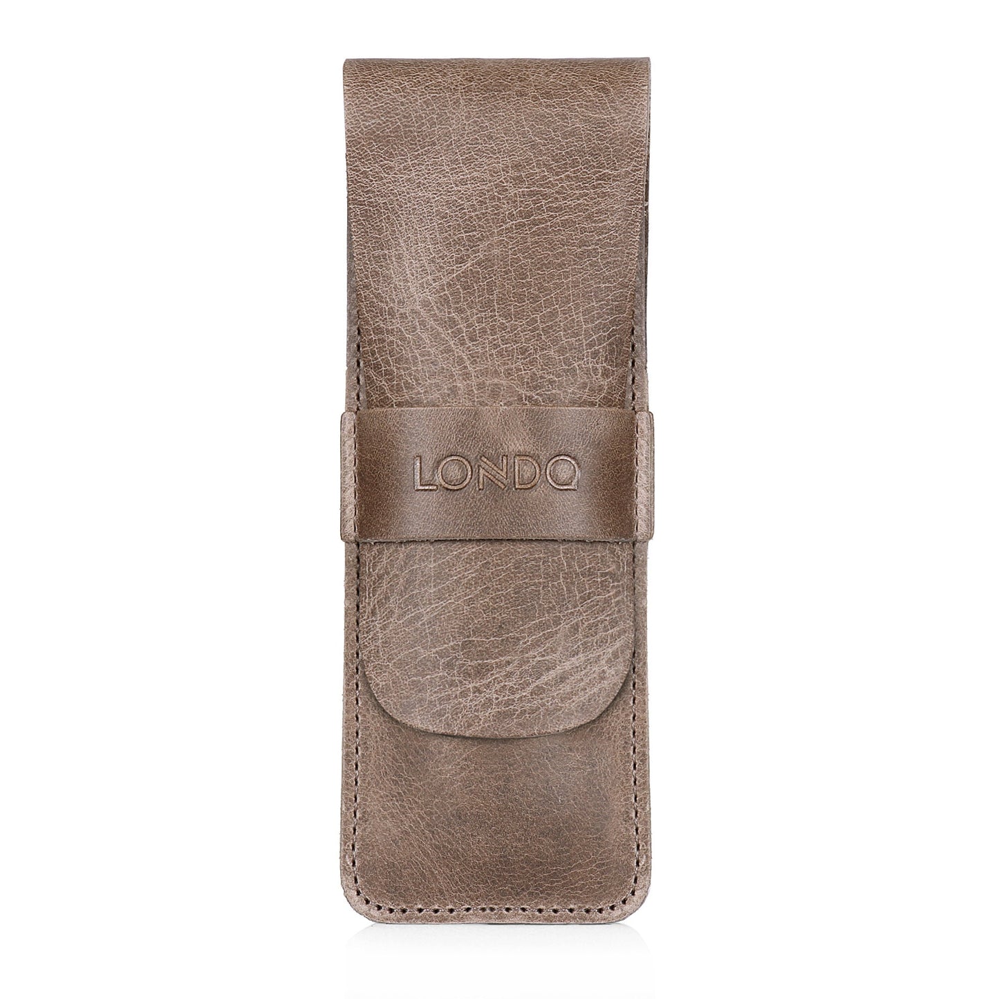 Personalized Handcrafted Top Grain Leather Pen Holder, Pen Pouch, High-Quality Pencil Case, Custom Pencil Bag, Pencil Case with Tuck in Flap