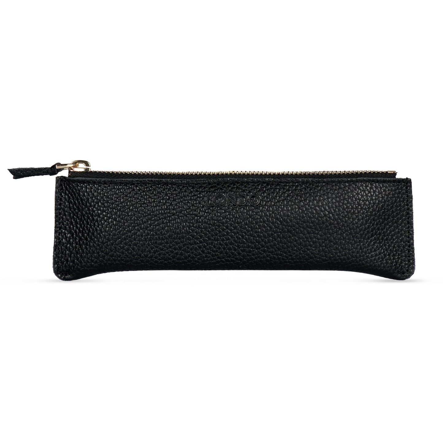 Pen Pouch Top Grain Leather, Hand Crafted Glasses Case, Unisex Cosmetic Cases, Classic Look Pen Holder, Zippered Pen and Pencil Pouch Bags