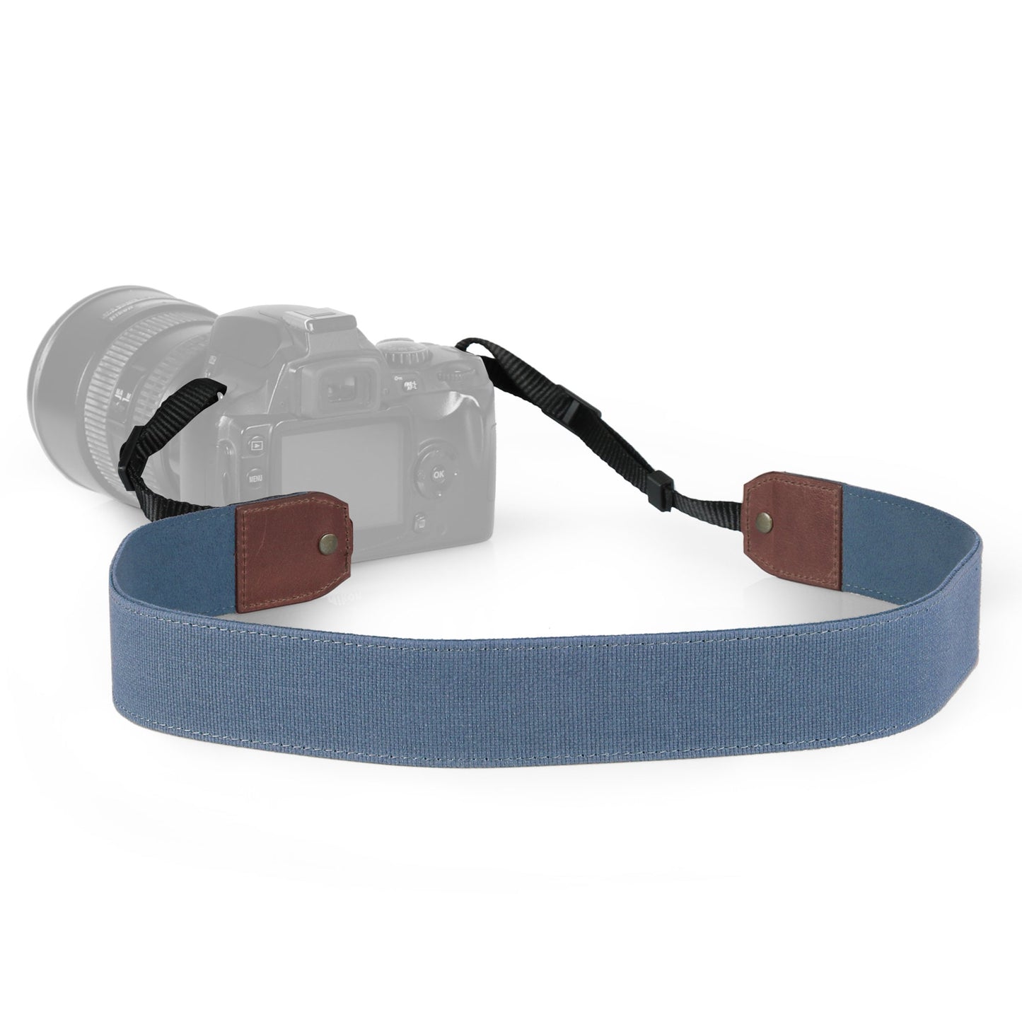 Personalized Canvas and Genuine Leather Adjustable Shoulder or Neck Strap Gift Strap for Photographers DSLR Camera Holder