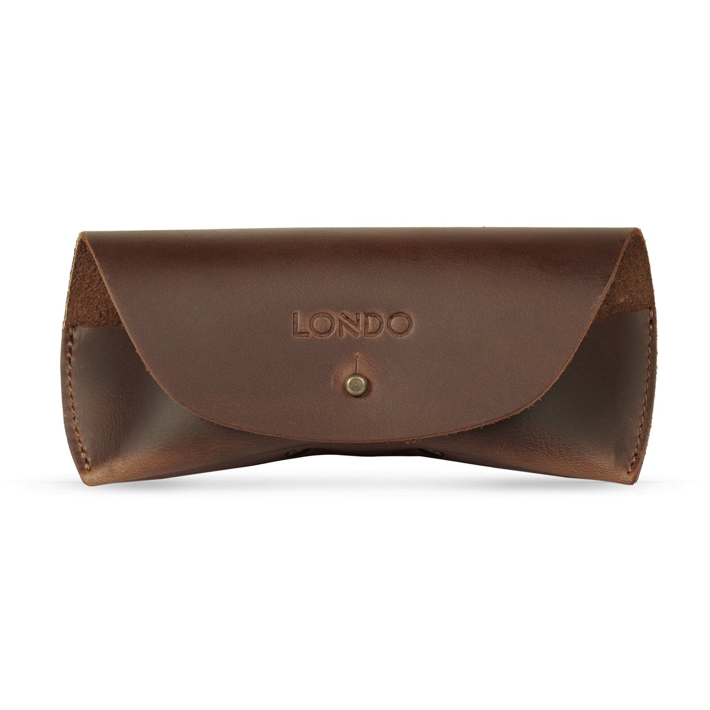 Glasses Case Top Grain Leather, Hand Crafted Eyeglasses Case, Personalized Glasses Cover with Magnetic Clasp, Magnetic Button Eyeglasses Bag