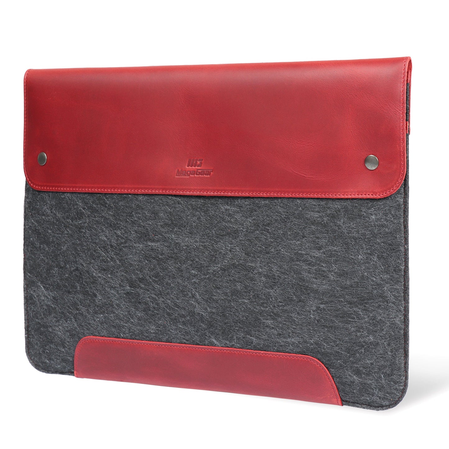 Personalized Fine Leather and Fleece Sleeve Bag for MacBook Pro and Air, 16 Inch, 15 Inch, 14" & 13.3 Inch, MacBook Case, iPad Pro 12.9‑inch