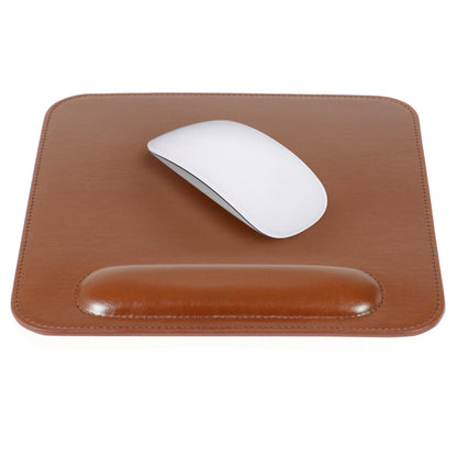 Personalized Leather Mouse pad with Wrist Rest, Hand Crafted Computer Mouse Pad, Cute Desk Laptop Mouse Pad, Office Ergonomic Mouse Pad