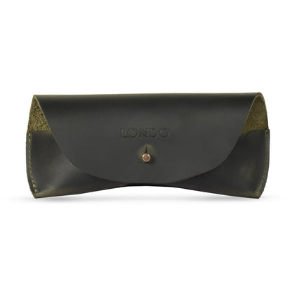 Top Grain Leather Glasses Case, Hand Crafted Eyeglasses Case with Magnetic Clasp, Custom High Quality Eyeglasses Case, Slim Eyeglasses Cover