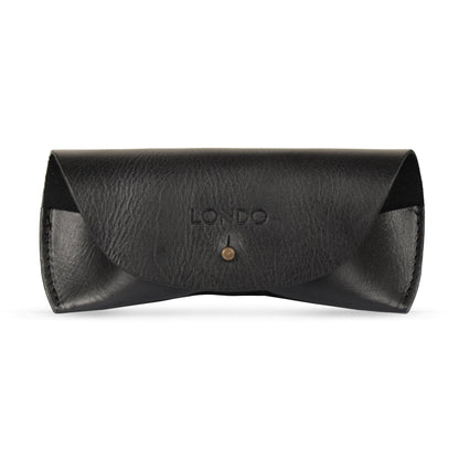 Leather Glasses Case - Handmade Eyeglass Holder with Magnetic Closure - Slim Protective Spectacle Case
