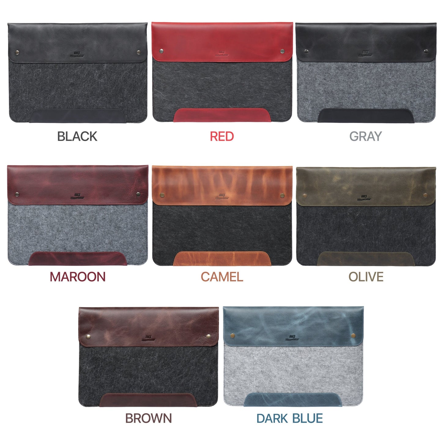 Personalized MacBook Case Leather & Fleece, Custom Laptop Sleeve for MacBook Pro Air M1 M2 M3 M4, 13 14 15 16 Inch Laptop Case