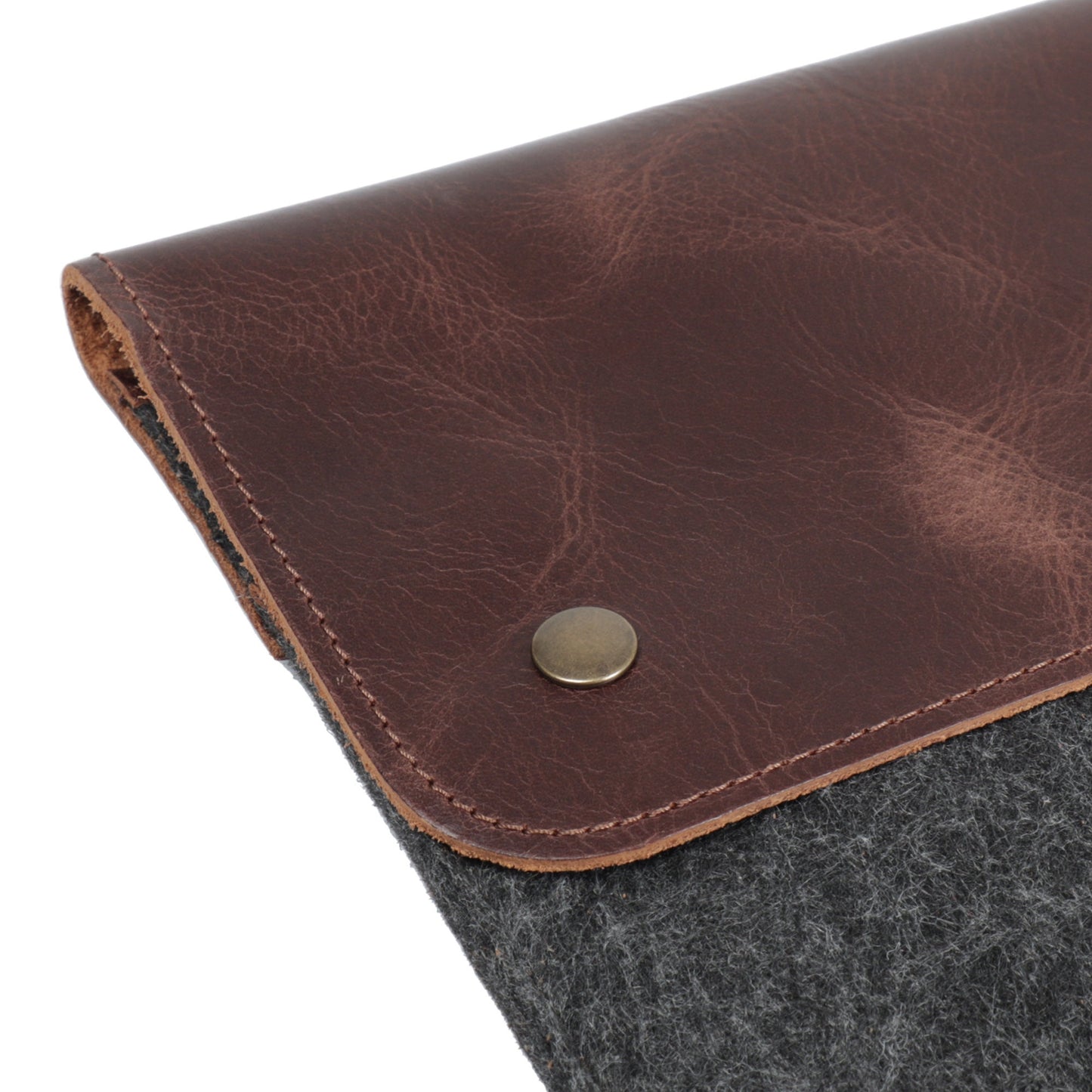 Personalized MacBook Case Leather & Fleece, Custom Laptop Sleeve for MacBook Pro Air M1 M2 M3 M4, 13 14 15 16 Inch Laptop Case