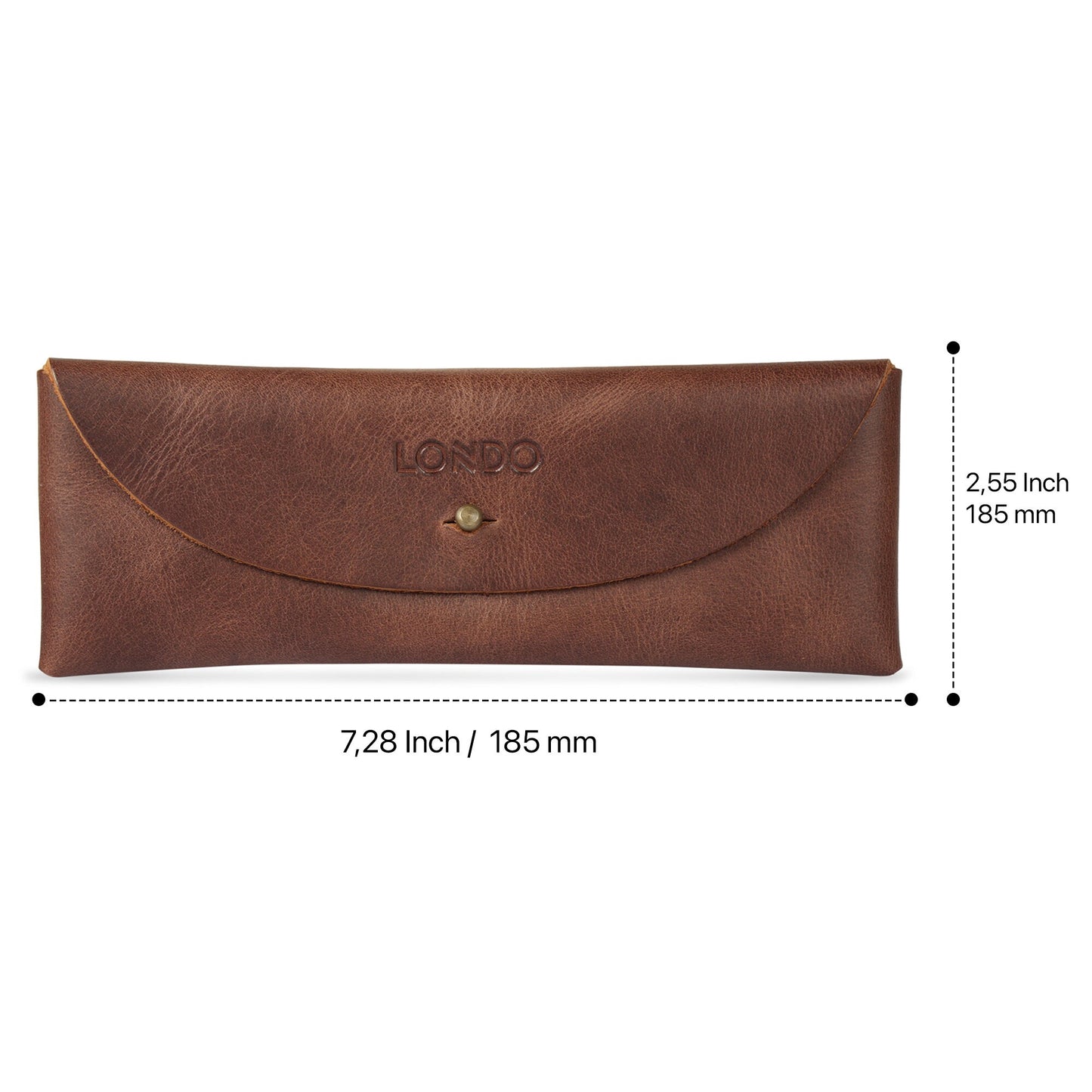 Pen Sleeve Top Grain Leather, Hand Crafted Pencil Case, Retro Style Pen Pouch, Classic Look Pencil Holder, Real Leather Pen Case