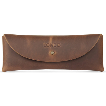 Pen Pouch Top Grain Leather, Hand Crafted Pencil Case, Retro Style Pen Sleeve, High Quality Pen Holder, Classic Look Pencil Holder Gift Idea