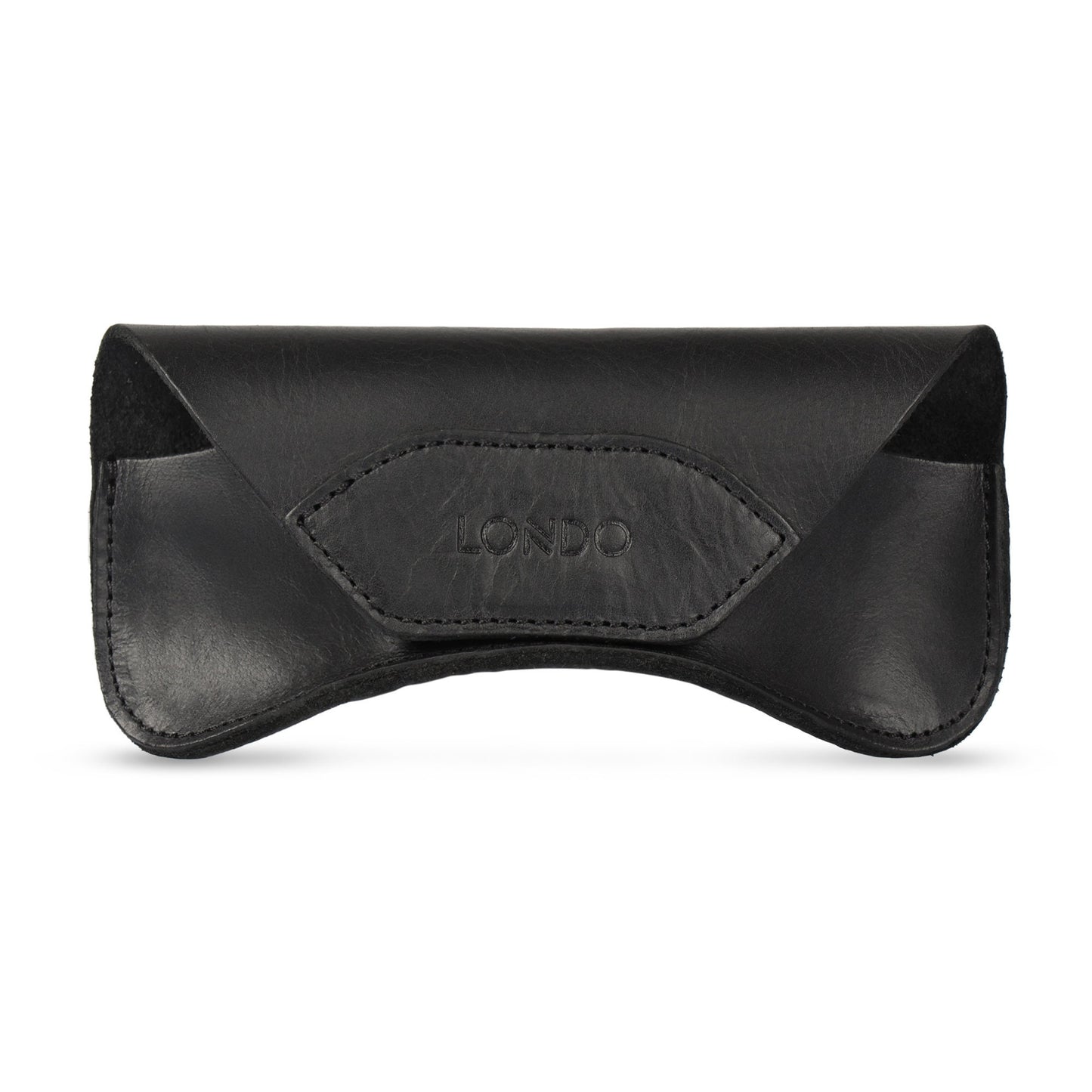 Personalized Top Grain Leather Eyeglasses Case, Hand Crafted Glasses Case with Magnetic Clasp, Custom Magnetic Snap Closure Eyeglass Cover