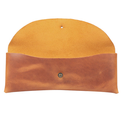 Pen Sleeve Top Grain Leather, Hand Crafted Pencil Case, Retro Style Pen Pouch, Classic Look Pencil Holder, Real Leather Pen Case