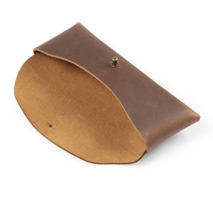Pen Sleeve Top Grain Leather, Hand Crafted Pencil Case, Retro Style Pen Pouch, Classic Look Pencil Holder, Real Leather Pen Case