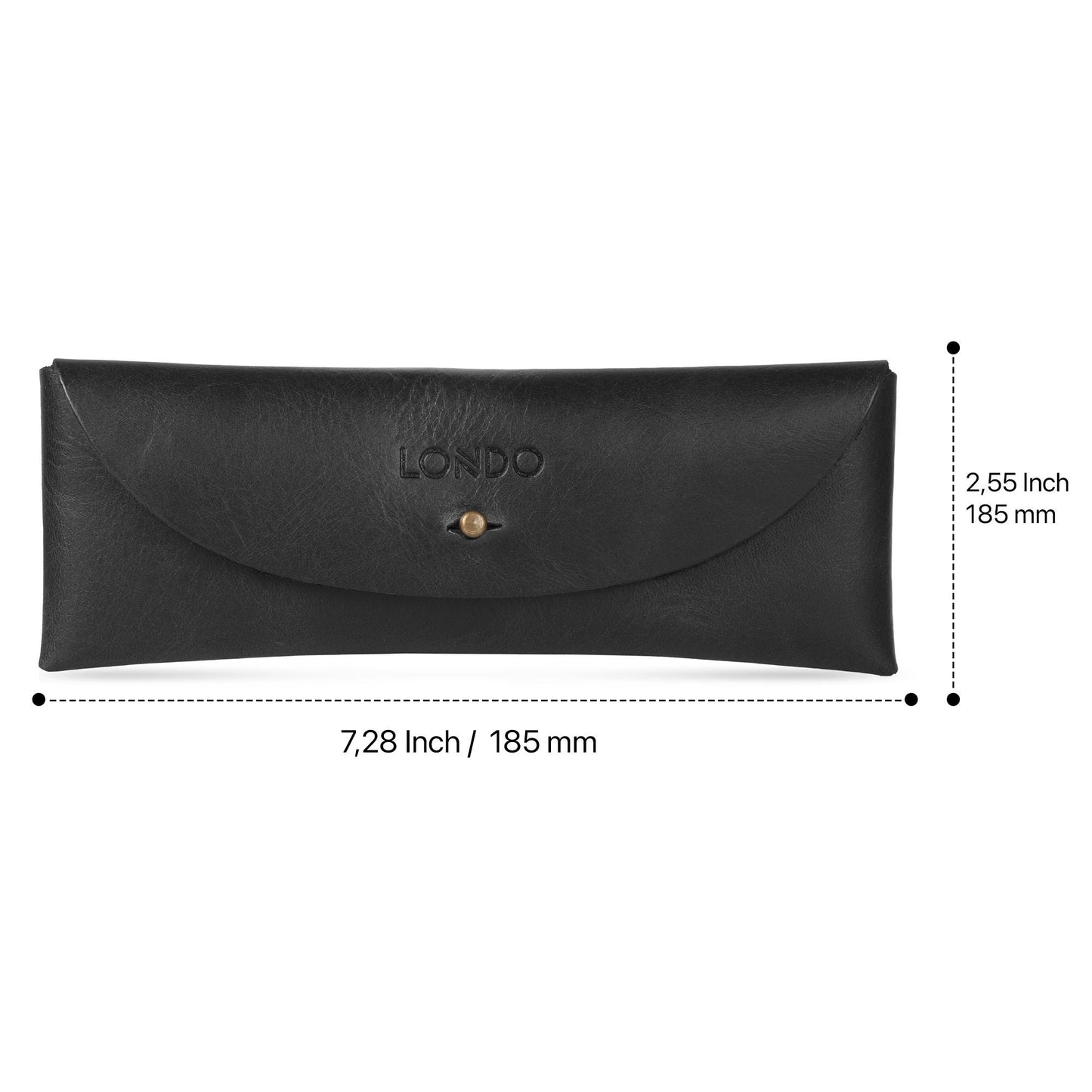 Leather Pencil Holder - Retro Pen Case, Handcrafted Top Grain Leather Pouch for Desk, Stylish Organizer, Gift for Him/Her