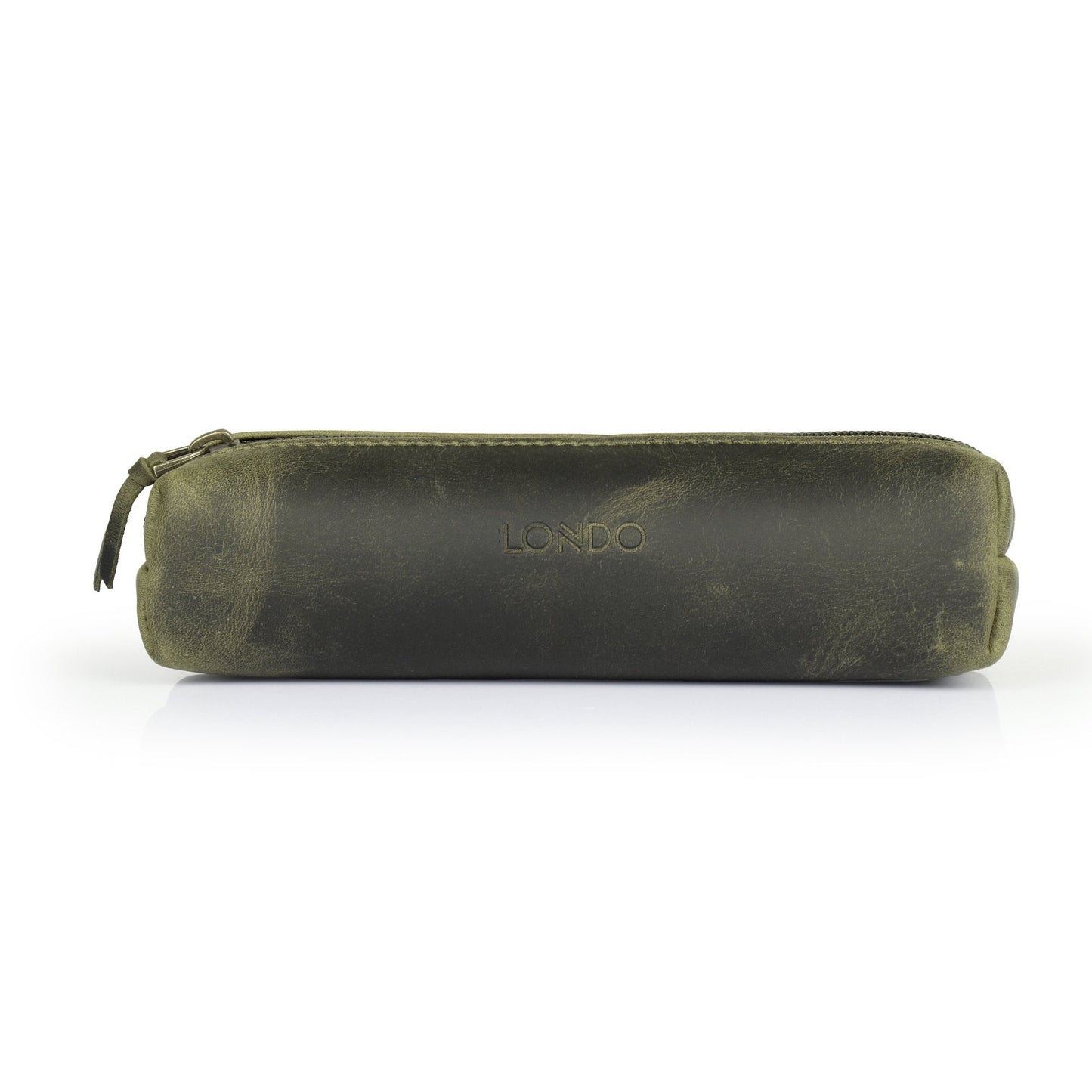 Personalized Makeup Bag Top Grain Leather, Hand Crafted Cosmetic Case, Pen Pouch, High Quality Makeup Case, Custom Pencil Case with Zipper