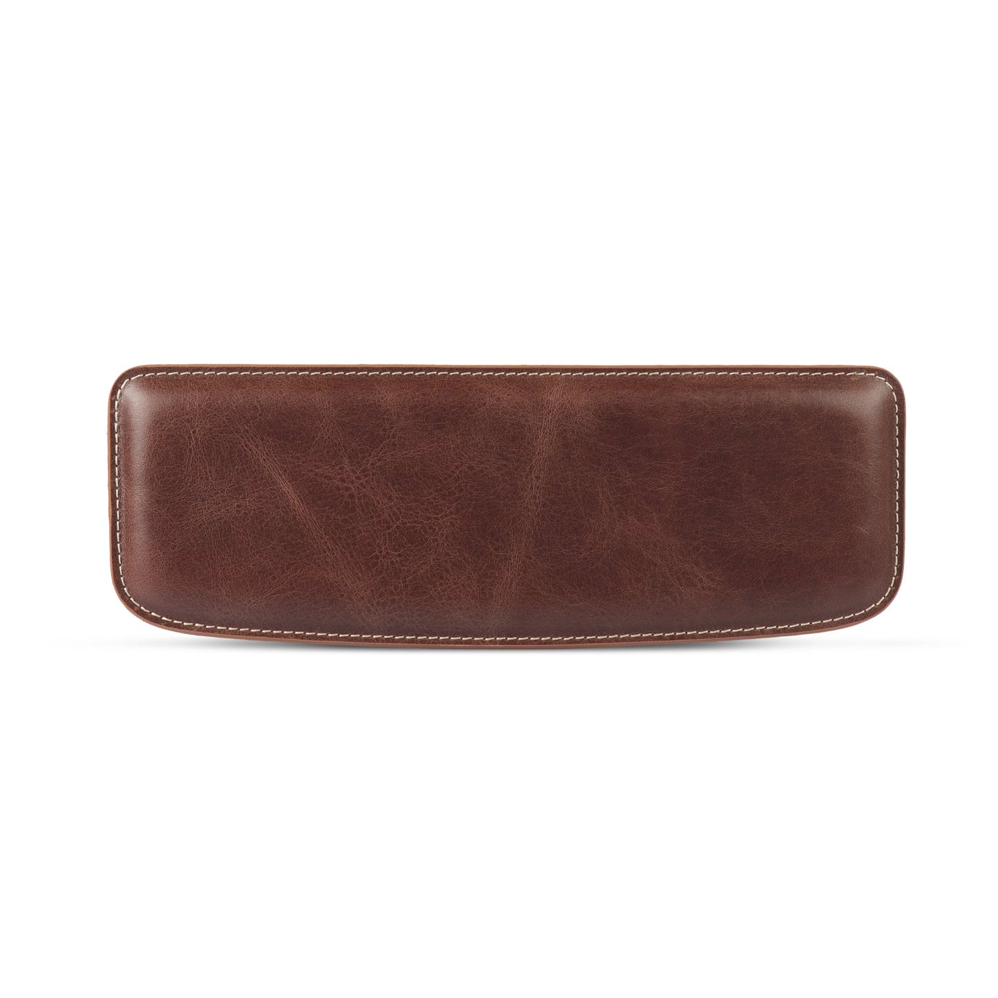 Leather Keyboard Wrist Rest Pad - Magic Trackpad Support, Ergonomic Desk Mat, Office Decor - Brown