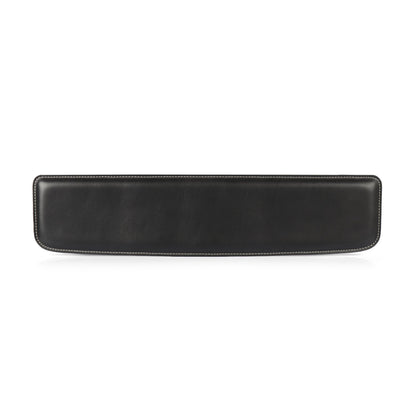 Leather Keyboard Wrist Rest Pad - Magic Trackpad Support, Ergonomic Desk Mat, Office Decor - Brown
