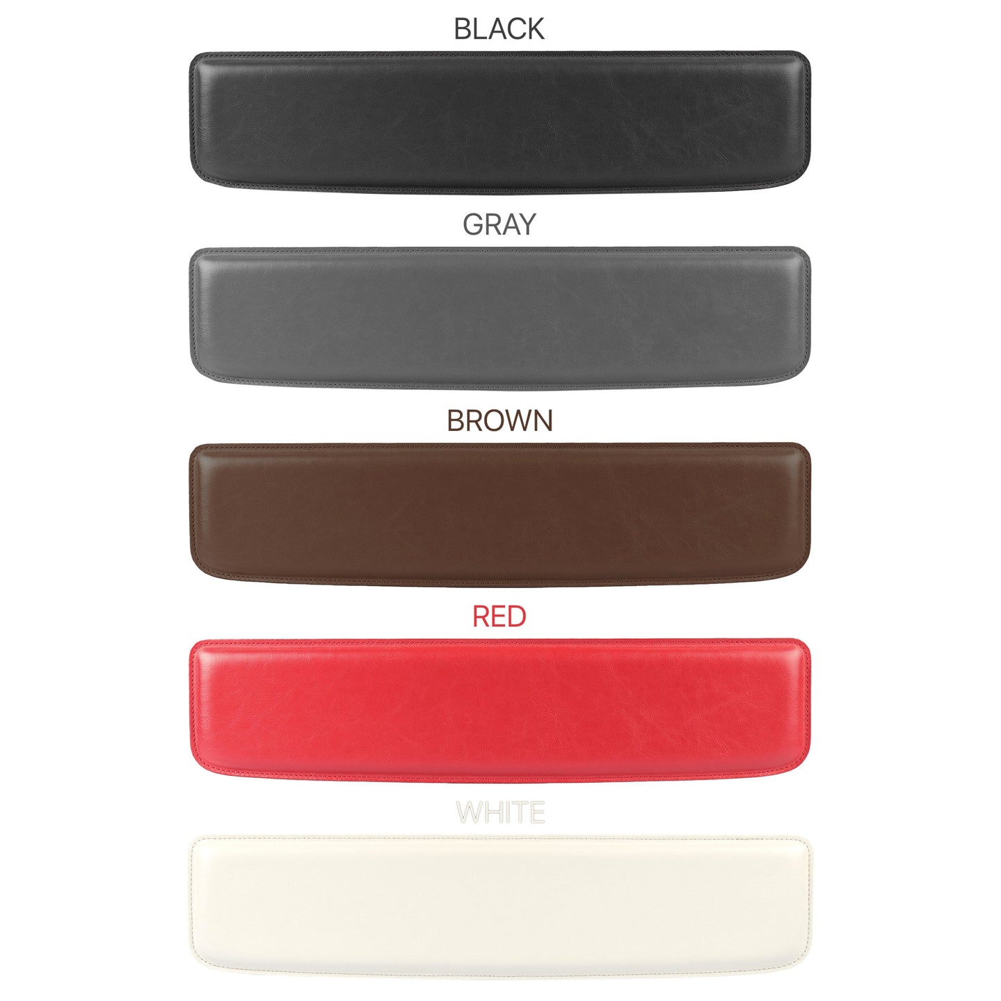 Custom Wrist Rest Pad, Leather Keyboard Elbow Rest Pillow, Anti Slip Mat for Magic Trackpad, Leather Decor for Cubicle, Home Office Desk Mat