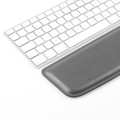 Custom Wrist Rest Pad, Leather Keyboard Elbow Rest Pillow, Anti Slip Mat for Magic Trackpad, Leather Decor for Cubicle, Home Office Desk Mat