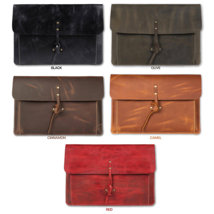 Leather MacBook Pro Bag 16 14 13 inch, Laptop Case, iPad Sleeve, Top Grain, Vintage Style, Personalized Gift, Brown