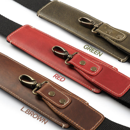 Leather Camera Strap Personalized Canvas DSLR Neck Shoulder Strap Gift for Photographer Men Women Custom Initials