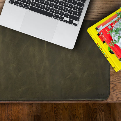 Personalized Top Grain Leather Mouse Pad, Hand Crafted Customized Large Desk Pad, Gaming Mouse Pad, Mouse Pads, Desk Pad Tech Accessories