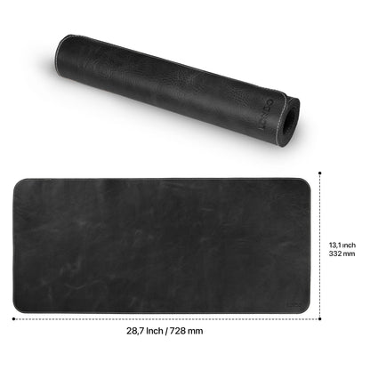 Personalized Top Grain Leather Large Mouse Pad, Hand Crafted Customized Desk Pad, Extended Mouse Pad, Custom Desk Accessories
