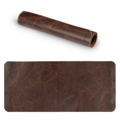 Personalized Top Grain Leather Large Mouse Pad, Hand Crafted Customized Desk Pad, Extended Mouse Pad, Custom Desk Accessories
