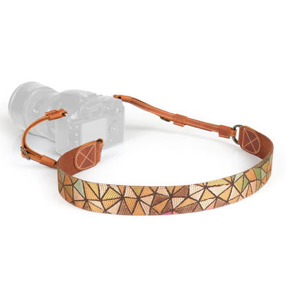 Leather Camera Strap Gift Custom Strap for Photographers DSLR Camera Holder - Unique Colorful Designs - Gift for him Gift for Her