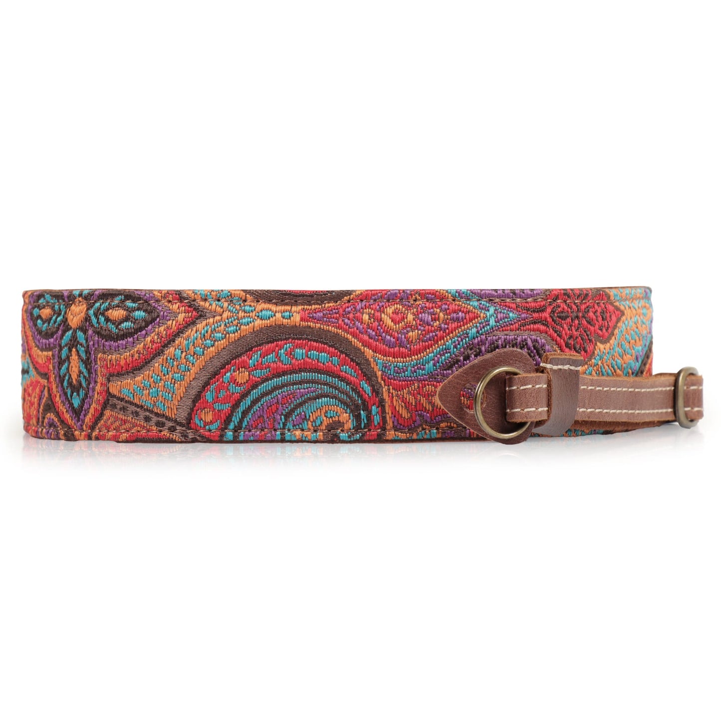 Leather Camera Strap Gift Custom Strap for Photographers DSLR Camera Holder - Unique Colorful Designs - Gift for him Gift for Her