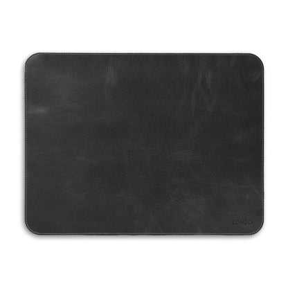 Personalized Top Grain Leather Mouse Pad - Desk Mat for Keyboard and Mouse, Large Leather Office Desk Pad, Customized Office Decor