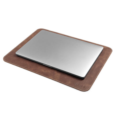 Personalized Top Grain Leather Mouse Pad - Desk Mat for Keyboard and Mouse, Large Leather Office Desk Pad, Customized Office Decor