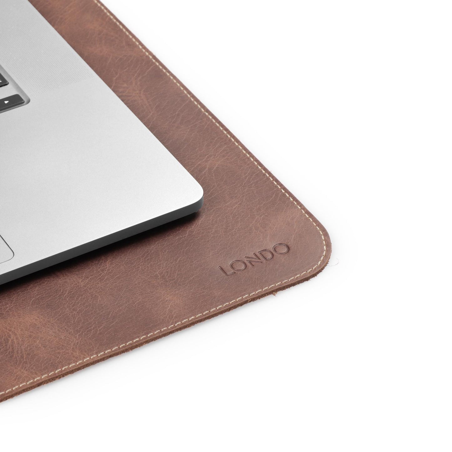 Personalized Top Grain Leather Mouse Pad - Desk Mat for Keyboard and Mouse, Large Leather Office Desk Pad, Customized Office Decor