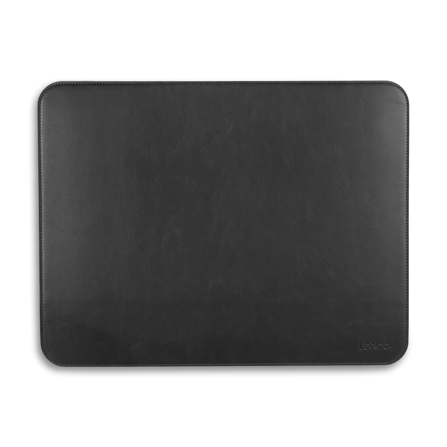Personalized Leather Mouse Pad - Large Custom Desk Mat, Monogrammed Office Decor, Gifts for Him, Her, Coworker