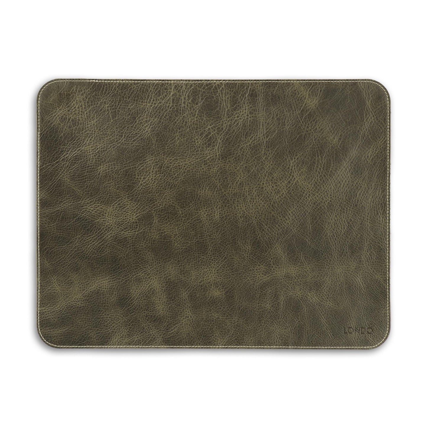 Personalized Top Grain Leather Mouse Pad - Desk Mat for Keyboard and Mouse, Large Leather Office Desk Pad, Customized Office Decor